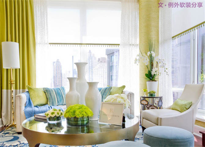 曼哈頓色彩迷人的公寓設計-別墅設計,軟裝設計,室內設計,豪宅設計,深圳例外軟裝設計公司