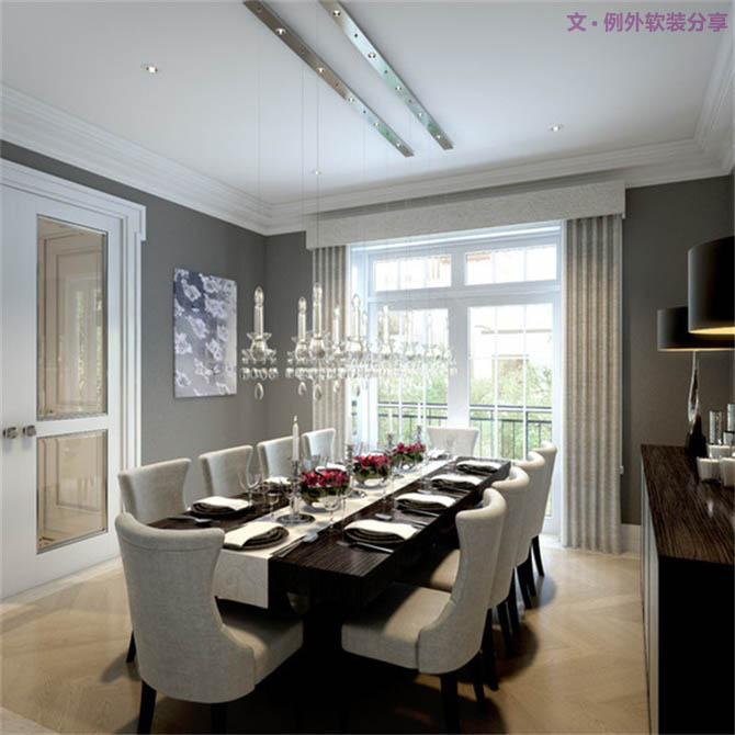 這些餐桌設計得太美了，絕對值得一看！-別墅設計,軟裝設計,室內設計,豪宅設計,深圳例外軟裝設計公司