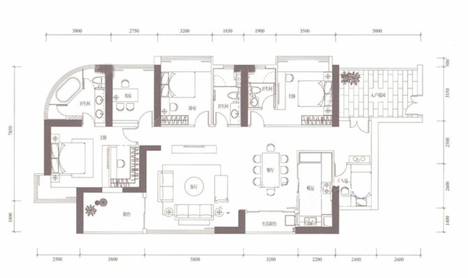 寶生midtown（宏欣豪園）室內軟裝設計新動態-別墅設計,軟裝設計,室內設計,豪宅設計,深圳例外軟裝設計公司